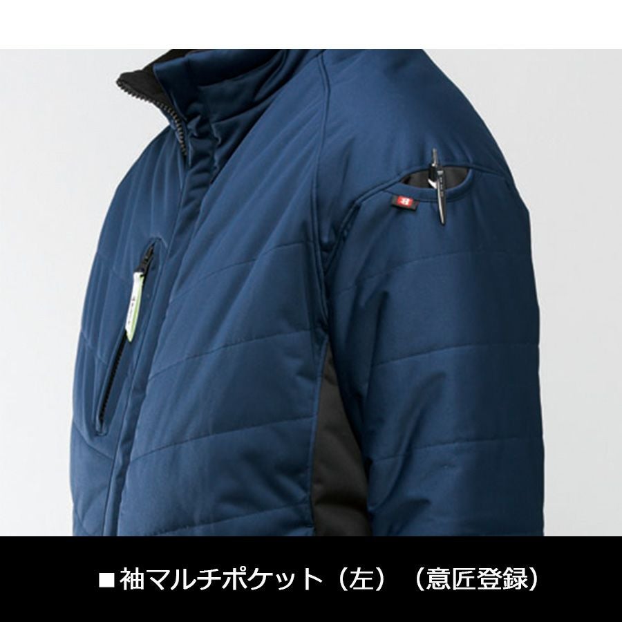 バートル 防風ストレッチ軽防寒ジャケット 7410 メンズ 秋冬 防寒 作業