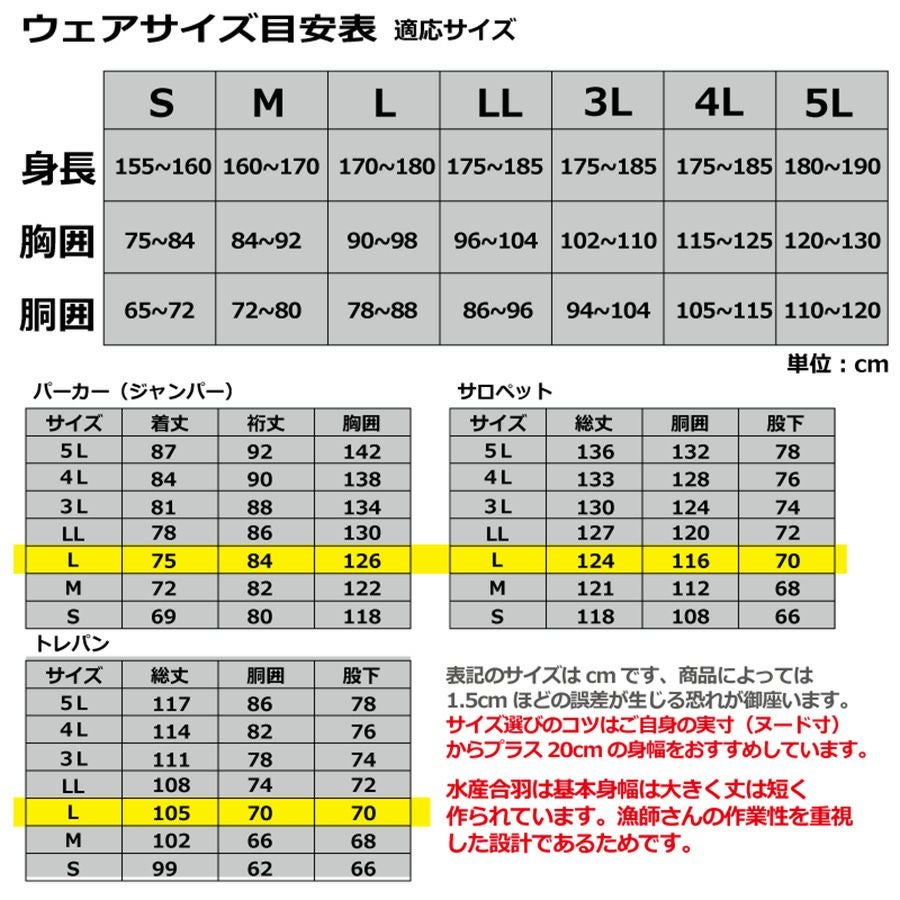 4L】【5L】【上下別売】「EXOCET（エグゾゼ）」（新）ウレタン