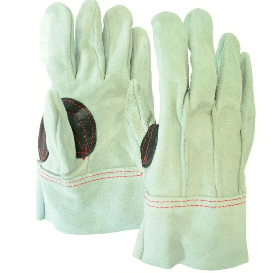 プロノ オリジナル 作業用牛床革手袋 ヘヴィック背縫い RL431-130 作業