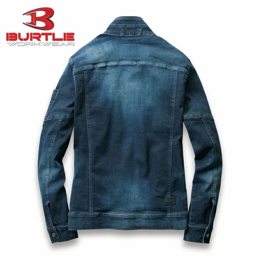 ファーネルディンキー BURTLE(バートル)」クレイジーストレッチデニムジャケット/571