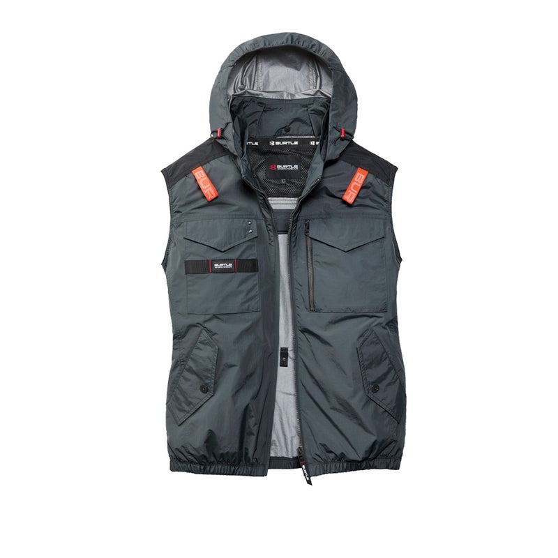 【予約:8/16発送予定】「BURTLE(バートル)」エアークラフト遮熱ナイロンベスト/AC11542021夏物メンズブルゾン作業着空調作業服夏物熱中症対策猛暑ファン