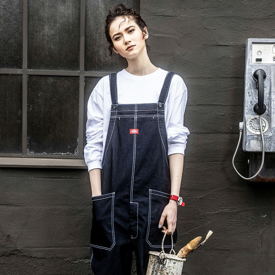 Dickies(ディッキーズ)」ディッキーズデニムサロペット/D-709/つなぎ
