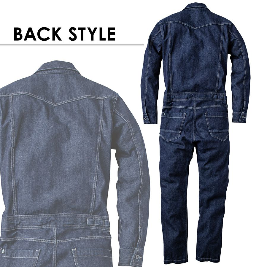 GRACE ENGINEER'S(グレイスエンジニアーズ)」ボタンフライデニムツナギ