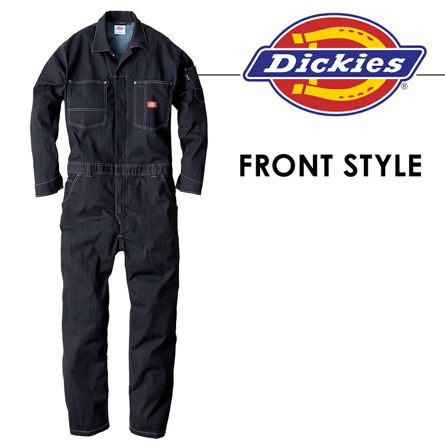 Dickies(ディッキーズ)」CORDURAストレッチデニムツナギ/D-756 作業服