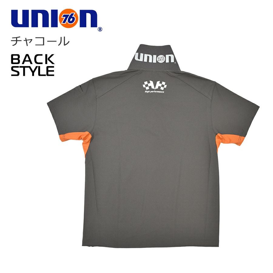 ポロシャツ UNION76 ストレッチ半袖ポロシャツ No.76-2301 ナナロク メンズ