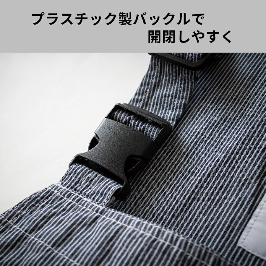 グレイスエンジニアーズ 綿麻ストライプサロペット GE-584 リネン