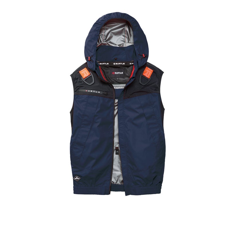 【2023年モデル】バートルエアークラフトフーディベストAC1194夏物メンズブルゾン作業着空調作業服夏物熱中症対策猛暑ファンBURTLE