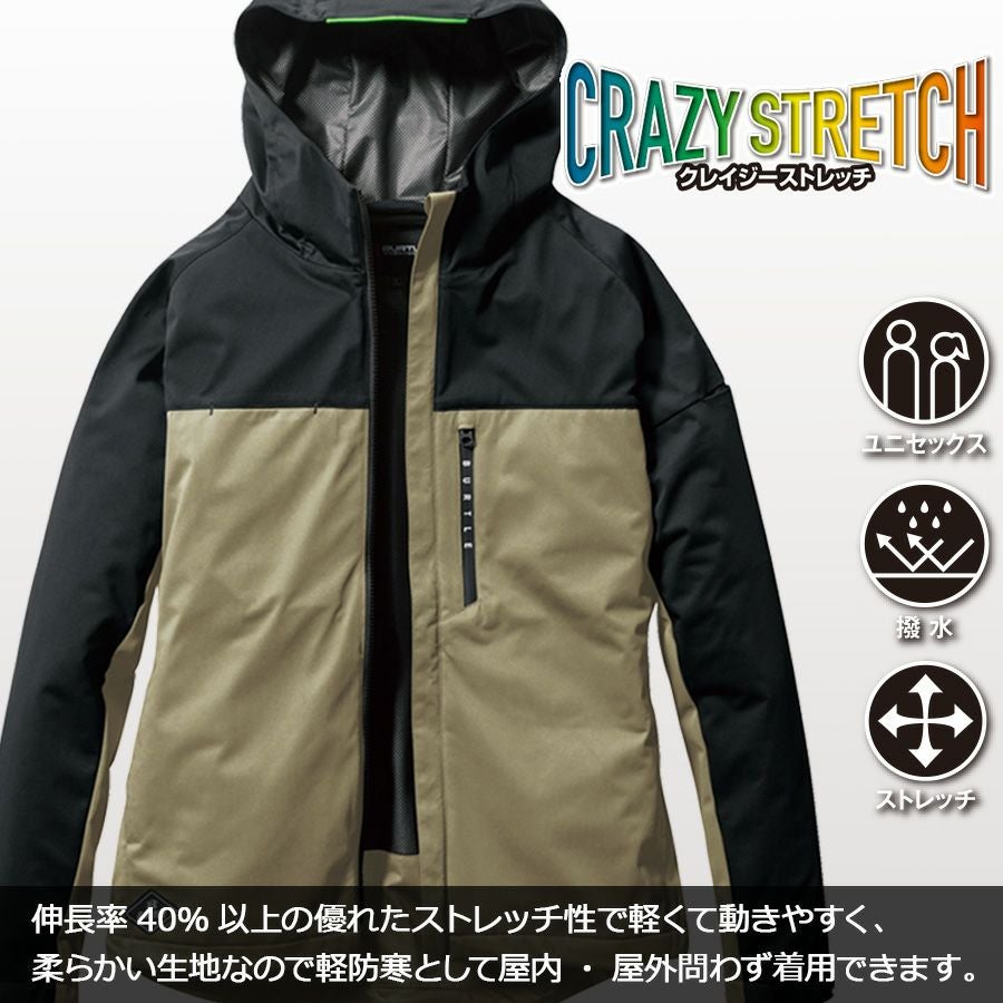 バートル ストレッチパーカー 3230 BURTLE 作業服 ユニセックス 男女