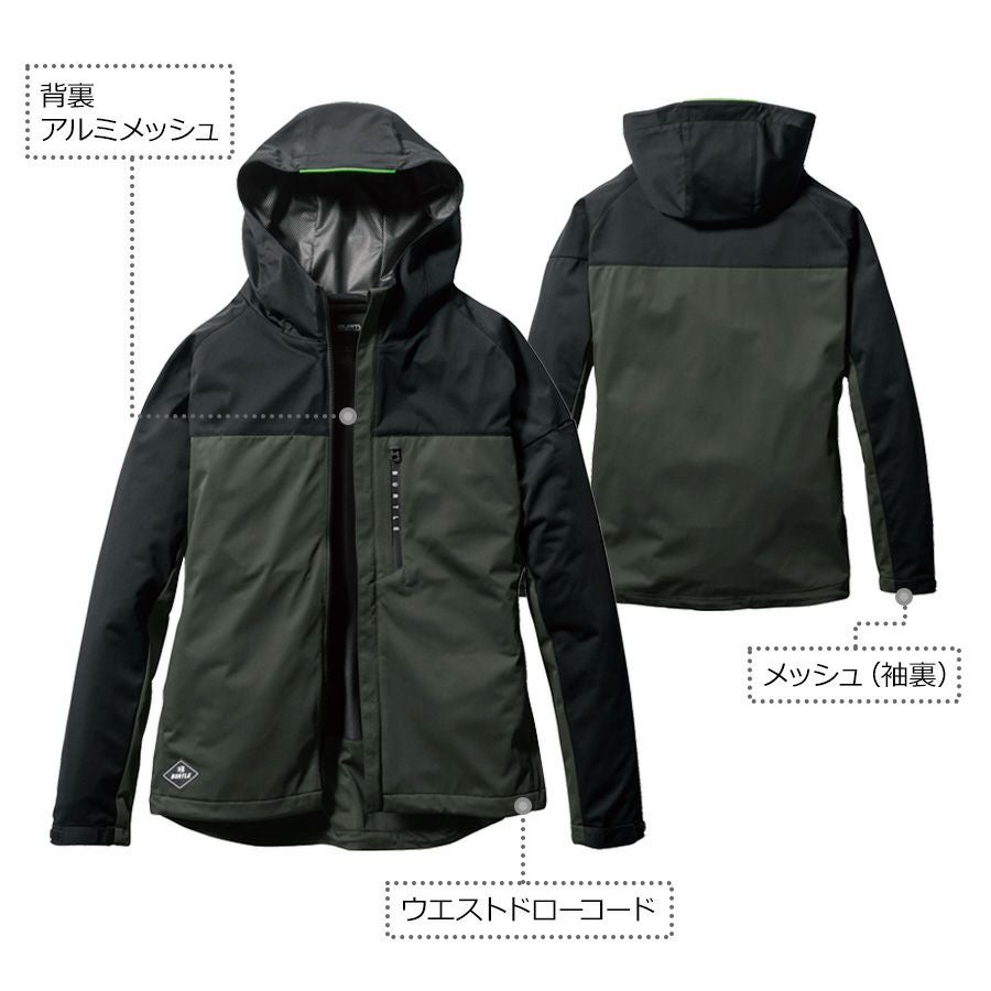バートル ストレッチパーカー 3230 BURTLE 作業服 ユニセックス 男女