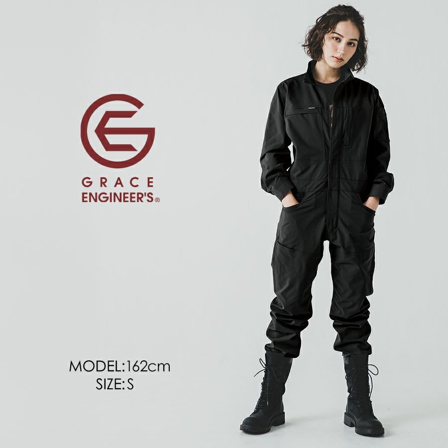 グレイスエンジニアーズ エアストレッチツナギ GE-670 メンズ 作業服