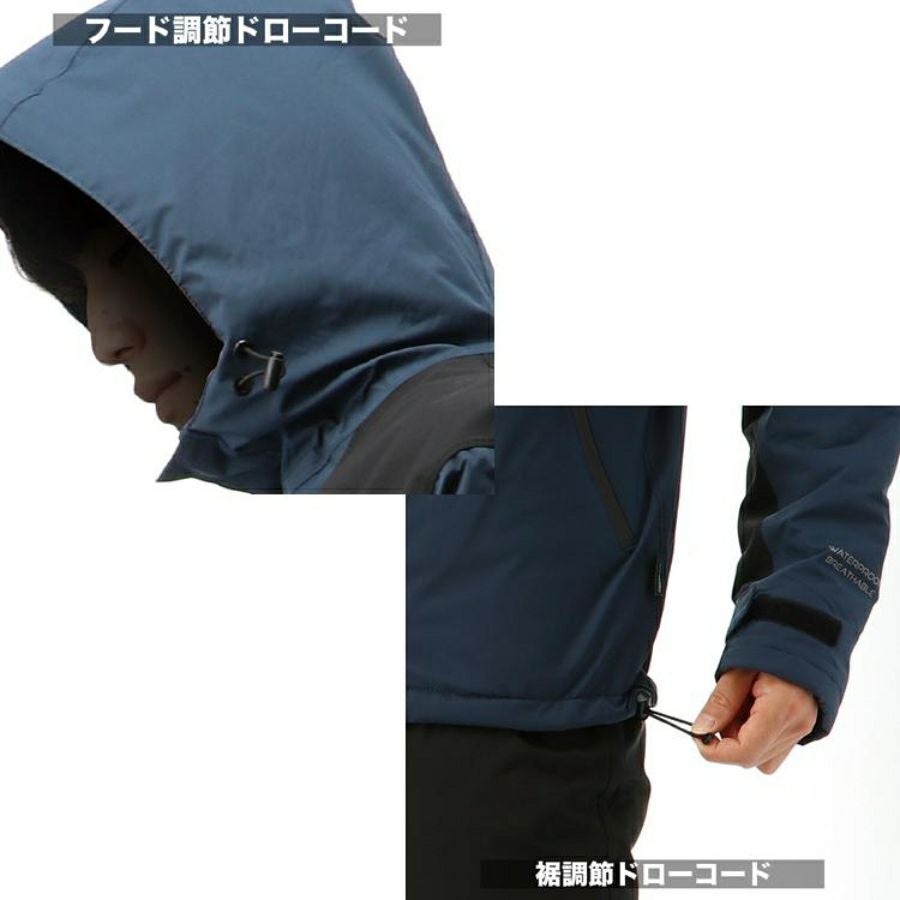 モトラスプロ 防水防寒ジャケット MW800 透湿 レインジャケット 作業服