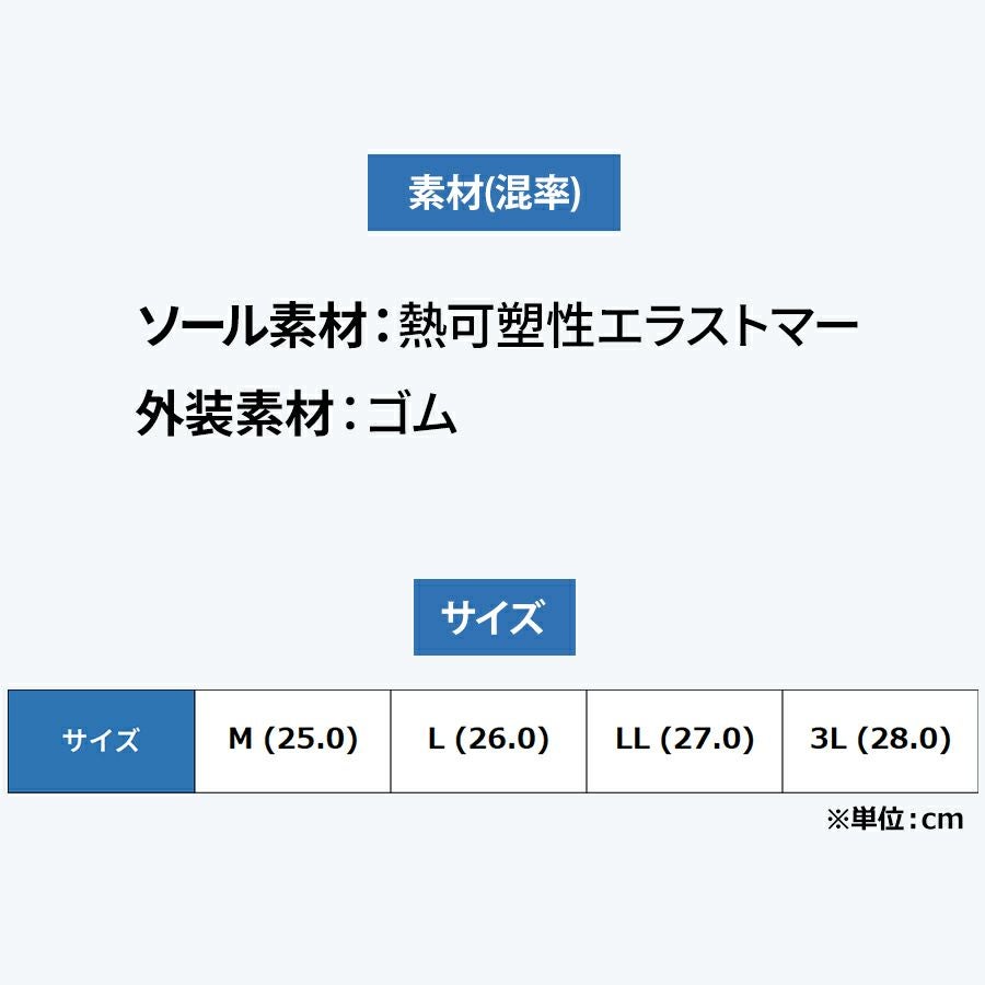 オカモト SBRひんやり長靴 CRI-1400 接触冷感 防水 軽量 暑熱対策