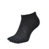 プロノ通気するクッション底ショートソソックス5本指PR-2426メンズレディース靴下先丸メッシュボーダー底仕事作業スポーツ運動パイルProno