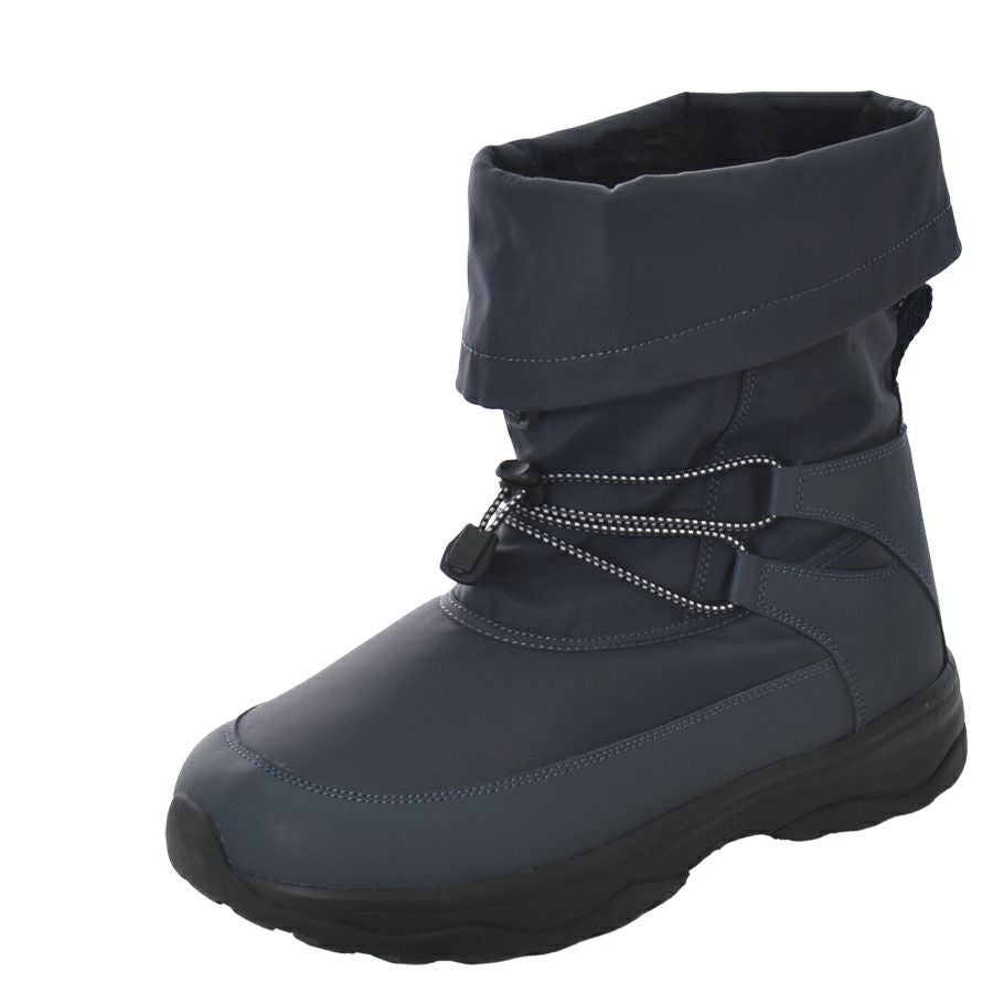 ☆ROCKMARK メンズスノーブーツ ミッドカーフ防水耐久性ブーツ26.5cm ミツウマ スノーブーツ メンズ レディース 靴 長靴 MITSUUMA 防水防寒