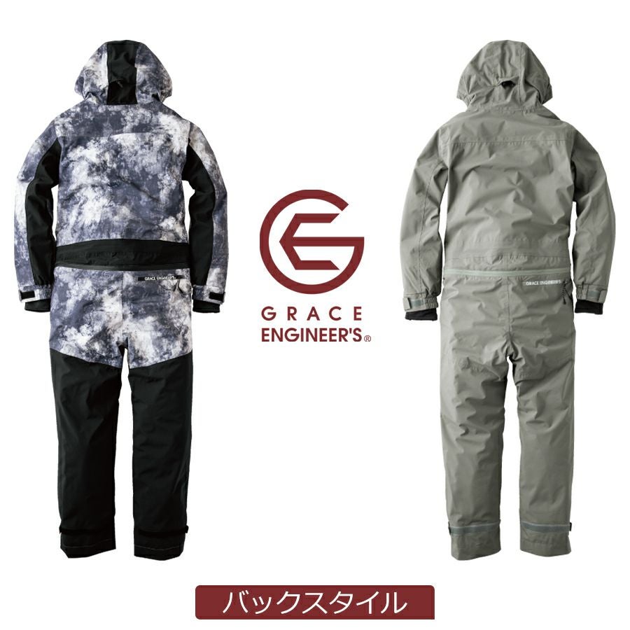 4L 5L グレイスエンジニアーズ 防風防水防寒 ブリザードシェルツナギ