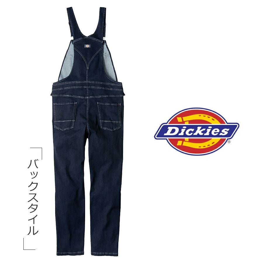 ディッキーズ ストレッチシルキーデニムオーバーオール D-689