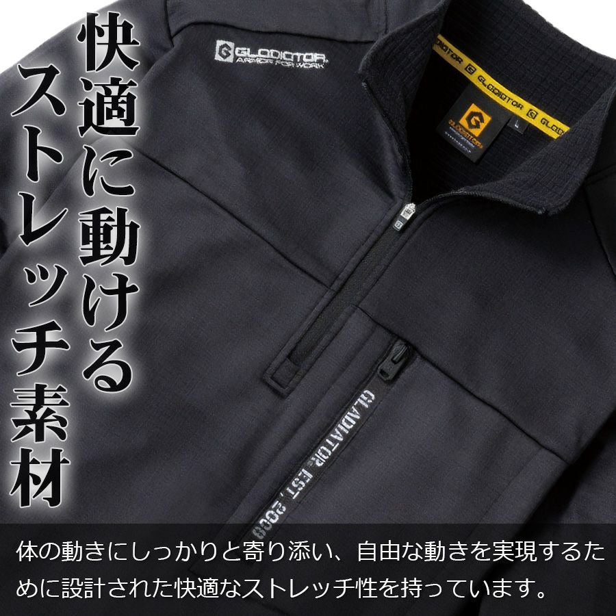 GW期間限定値下げ！ XANDER ZHOU ブラック ハーフジップ ポロシャツ ROCHEM（ローシェン） ポロシャツ ワンポイントロゴ刺繍ドローコード付