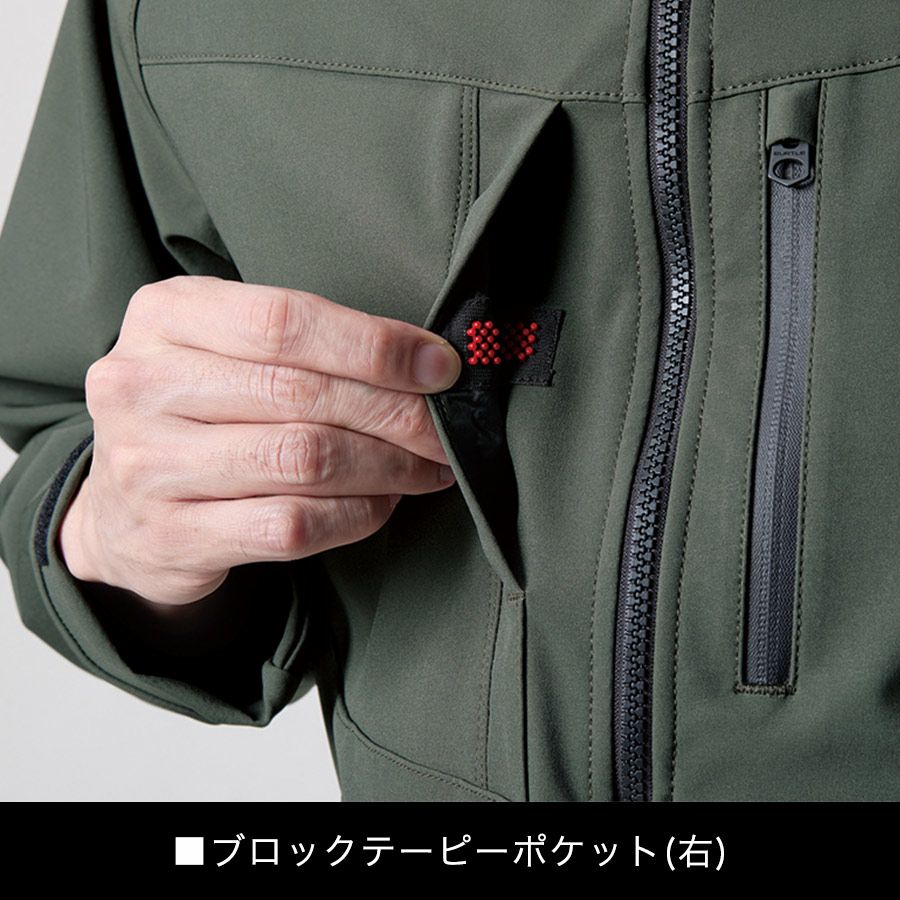 バートル ストレッチフーディ―ジャケット 821 メンズ 防風 撥水
