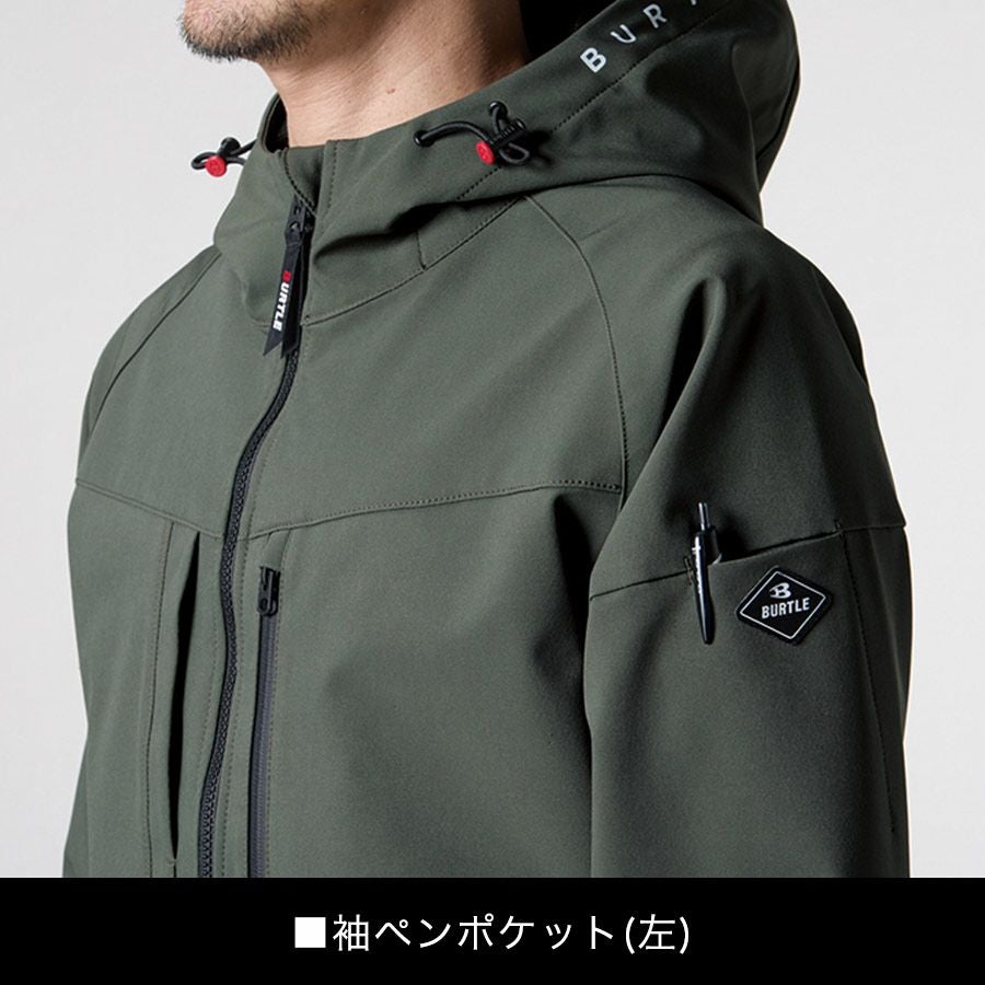 バートル ストレッチフーディ―ジャケット 821 メンズ 防風 撥水
