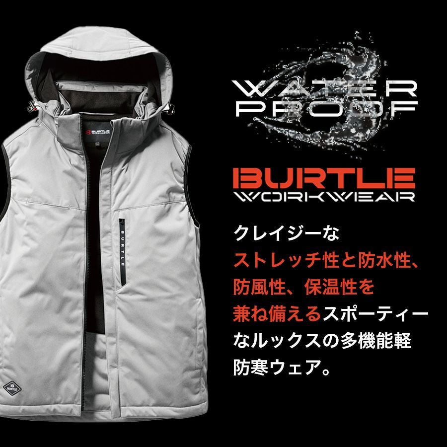 Push Hardプッシュハード　サーモベストLサイズ バートル ストレッチフーディ防寒ベスト 3264 メンズ レディース 防寒