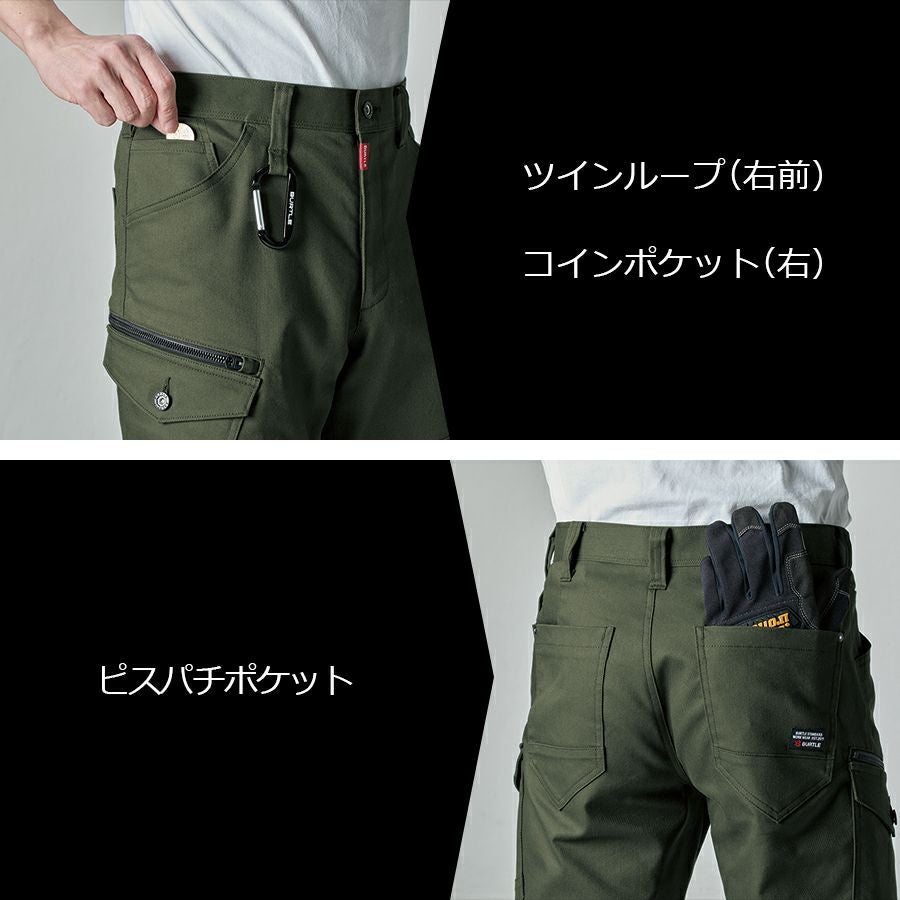 バートル ヘビーツイルカーゴパンツ 5022 メンズ 作業ズボン ワーク