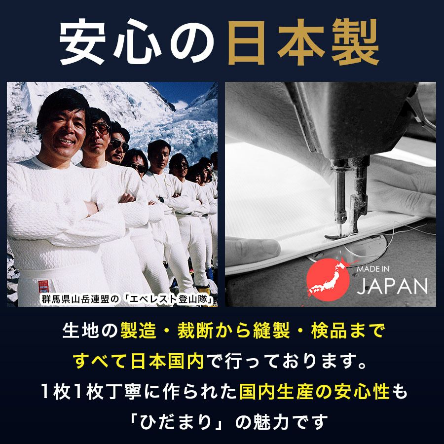 ひだまり チョモランマ 前開きタイツ QMC951-3 メンズ インナー 防寒