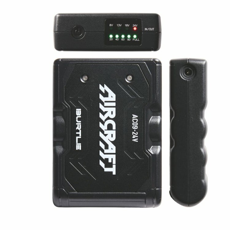 2025年モデル バートル エアークラフト ファン＆バッテリーセット AC09-AC09-2set 作業服 作業着 空調 服 猛暑 プロノ BURTLE AIR CRAFT