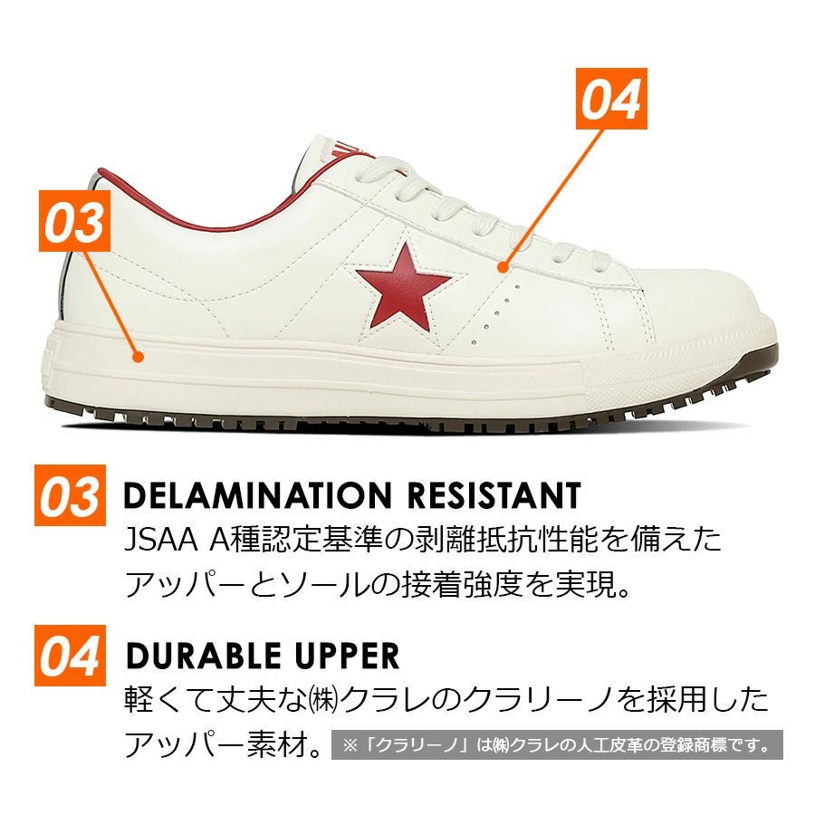 コンバース CPD ONE STAR PS ワンスター 安全靴 作業靴 ローカット