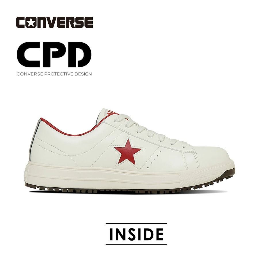 コンバース　オールスター　安全靴　CPD ワンスター コンバース CPD ONE STAR PS ワンスター 安全靴 作業靴 ローカット