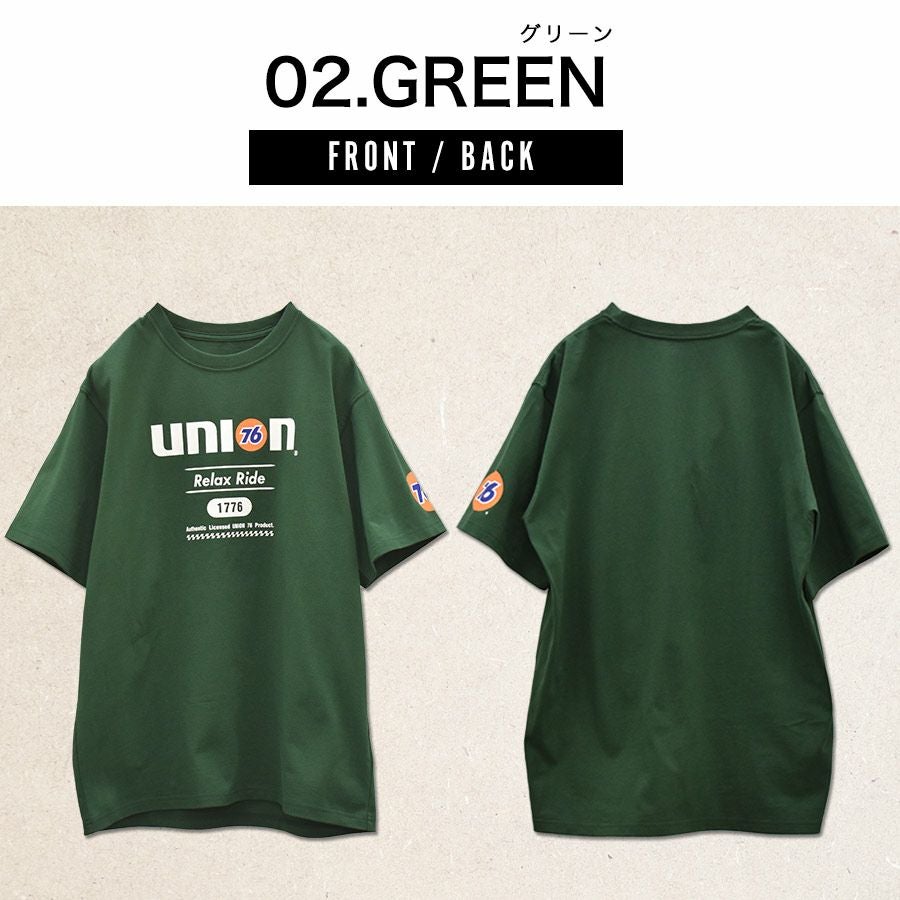 UNION76 ナナロク 半袖コットンTシャツ No.76-2509 No.76-2510 No.76