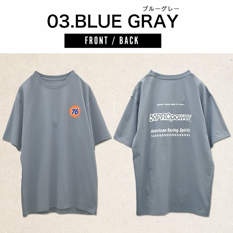 UNION76 ナナロク 半袖コットンTシャツ No.76-2509 No.76-2510 No.76