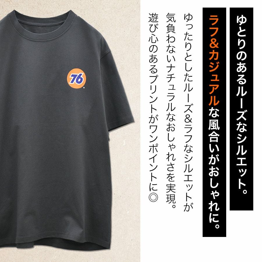 UNION76 ナナロク 半袖コットンTシャツ No.76-2509 No.76-2510 No.76
