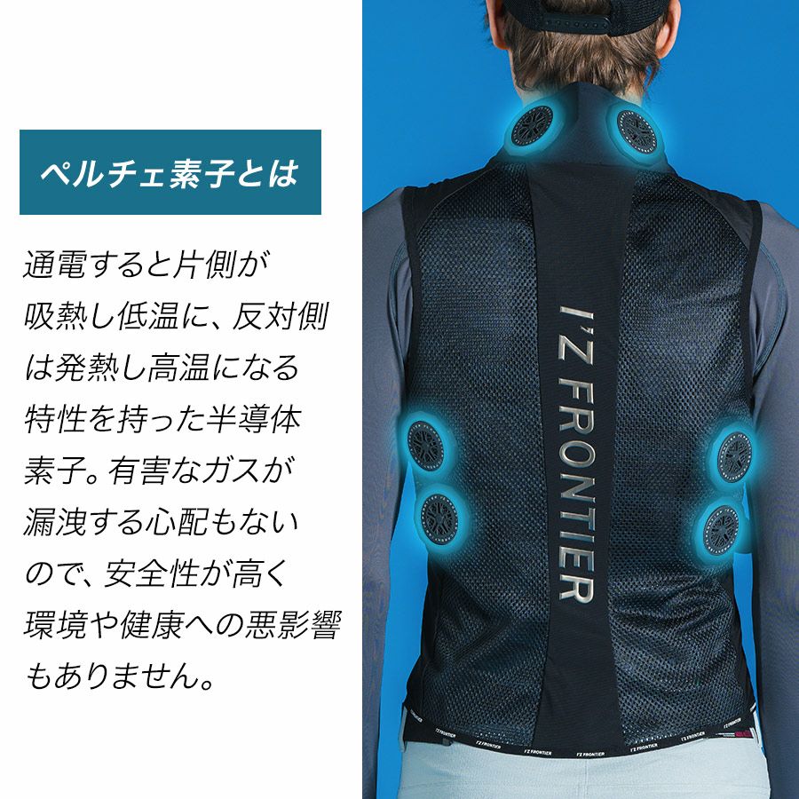 アイズフロンティア 冷却ペルチェ6個タイプ インナーベスト＆デバイス