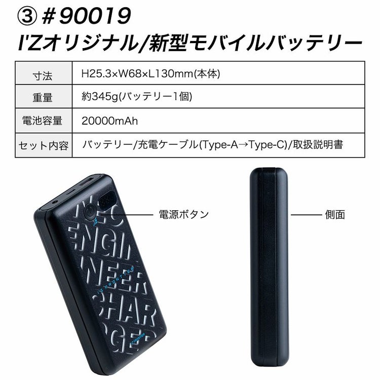 アイズフロンティア 冷却ペルチェ6個タイプ インナーベスト＆デバイス・バッテリーセット #PS1076 冷却 暑さ対策 猛暑対策 作業着 作業服  I'Z FRONTIER