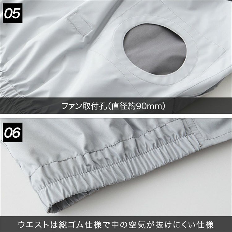 ソーワファン付き遮熱ベストコンプリートセット19209空調作業服作業着ベスト桑和