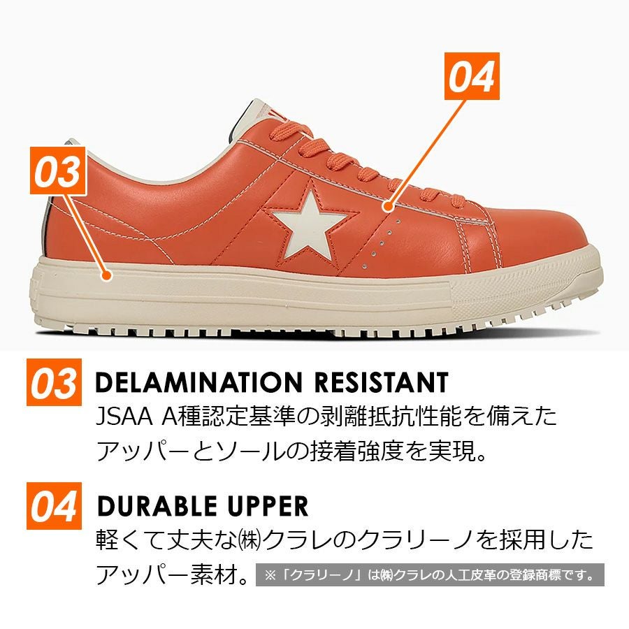 25秋冬新作】コンバース CPD ONESTAR PS ワンスター PS オレンジ 安全