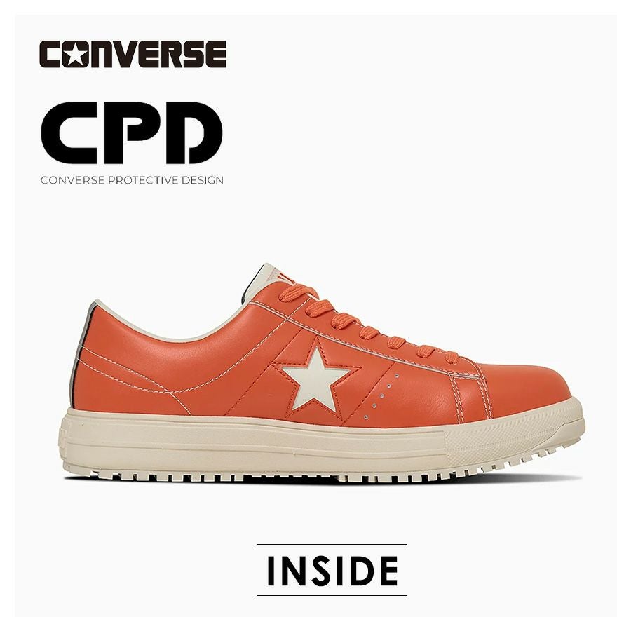 25秋冬新作】コンバース CPD ONESTAR PS ワンスター PS オレンジ 安全