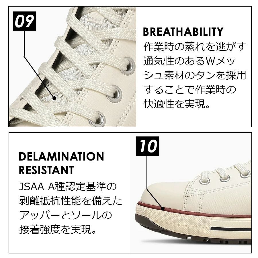 コンバース ワーキング 安全靴 セーフティシューズ ALL STAR PS II HI