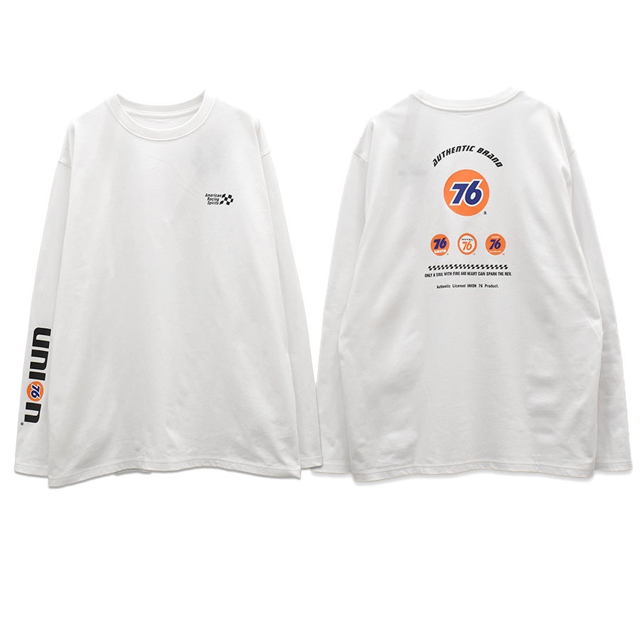 UNION76 ナナロク 長袖コットンTシャツ No.76-2608 綿100% UVカット