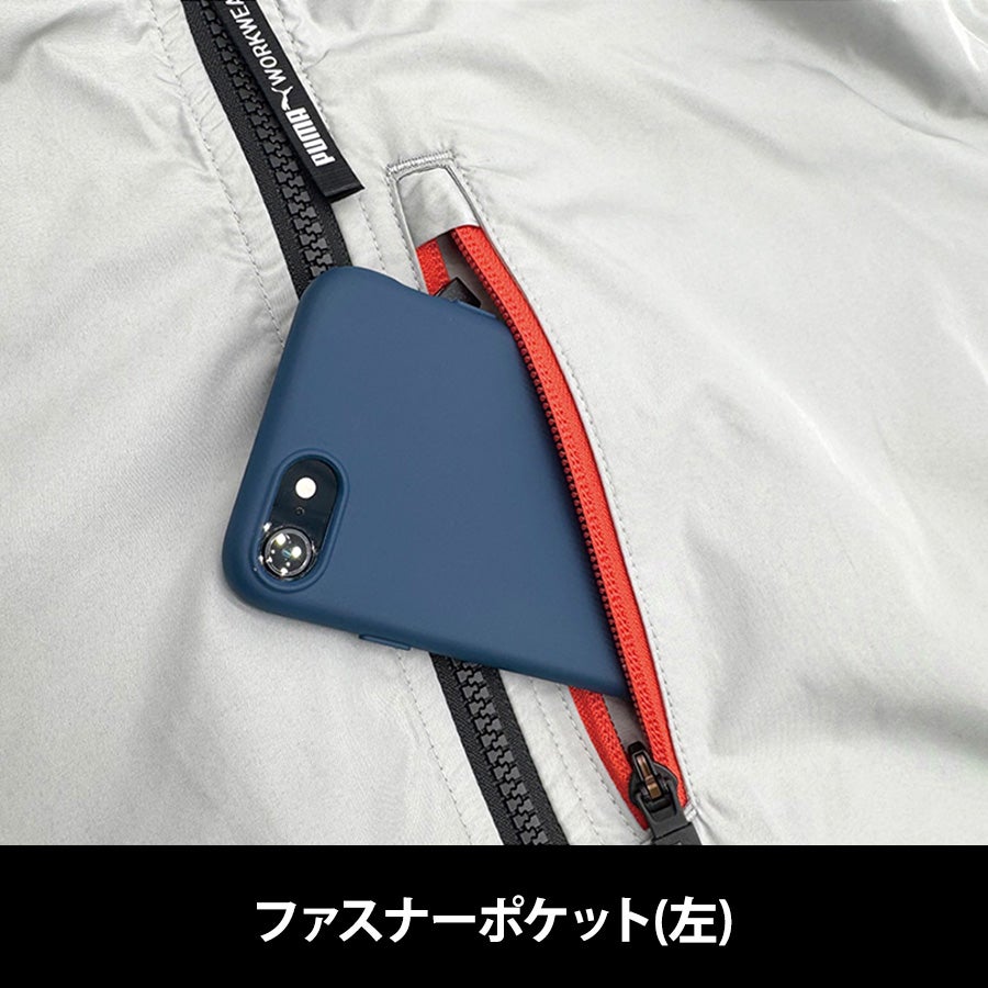 プーマ ワークウェア サイドファン フード付き半袖ブルゾン AT-8021N