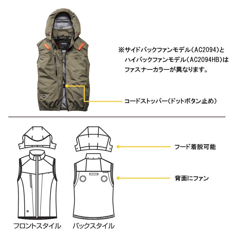 2026年モデル】バートル エアークラフト ハイバックファン ベスト
