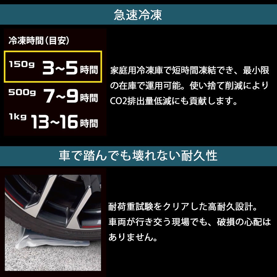 バートル アイスクラフト アイスパック(150g) IC104 単品 保冷剤 冷却