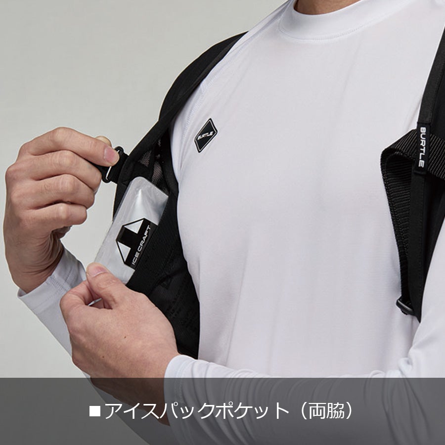 バートル アイスクラフトベスト＆アイスパックセット IC102S 保冷剤