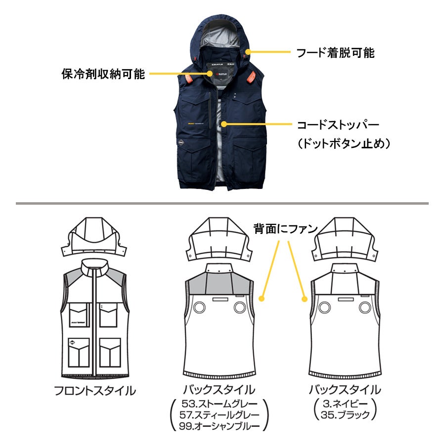 2026年モデル】バートル エアークラフト ハイバックファン ベスト