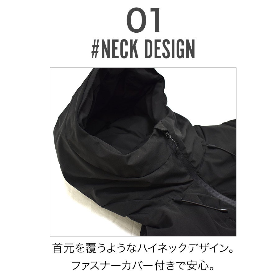 「ハミューレ」ストレッチダウンパーカー/HMU-2008/*防寒ジャケット極寒真冬ストレッチ生地防水撥水はっ水*