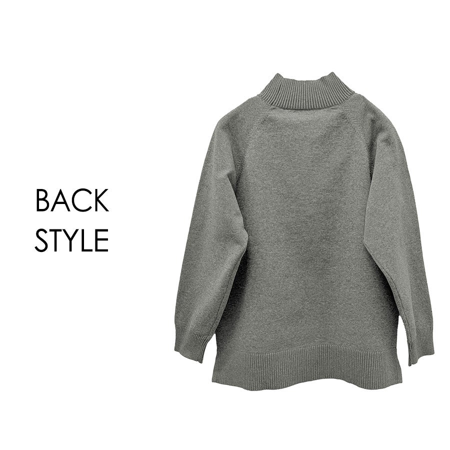ハミューレ レディース ウォッシャブルハイネックニット HMU-2653 ソロ